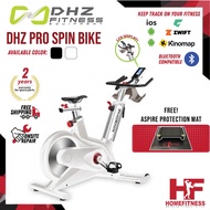 DHZ Fitness Pro Spin Bike S100L/S300L  - (Free Mat/ 1KG Neoprene Dumbbell/ Massage Gun)