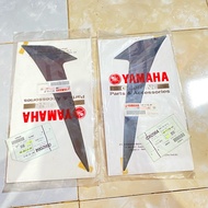 Striping sticker Middle body Cover Yamaha Soul GT 2014 white original YGP 1KP-F173E-H0 1KP-F173F-H0