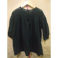 READ DESCRIPTION - Black Blouse Bohe Blouse Bohe Shirt Bohemian Blouse