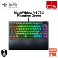 RAZER BlackWidow V4 75% - Phantom Green (Orange Switch, Hot-swappable design)