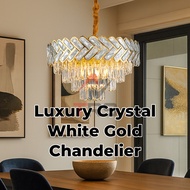Modern Lampu Hiasan Siling LED Kristal Candelier Deco Ceiling Pendant Crystal Light Crystal Chandeli