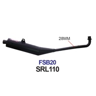 EXHAUST PIPE RACING STANDARD ##EXHAUST CUTTING STANDARD ##EXHAUST STANDARD OPEN - SRL110 (STD)