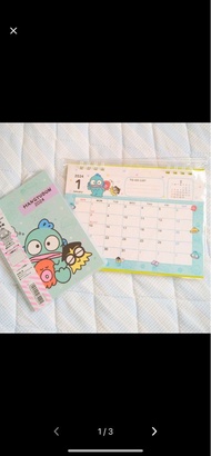 預訂 日本版 Sanrio 2024 Schedule Book 2024datebook 水怪 座枱曆 pc狗  玉桂狗 可羅米 Kuromi 布甸狗 twinstars my meldoy twi