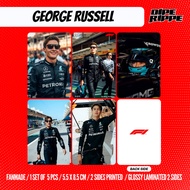 F1 DRIVER PHOTOCARD - GEORGE RUSSELL