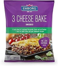Emborg Natural Shredded 3 Cheese Bake Cheese