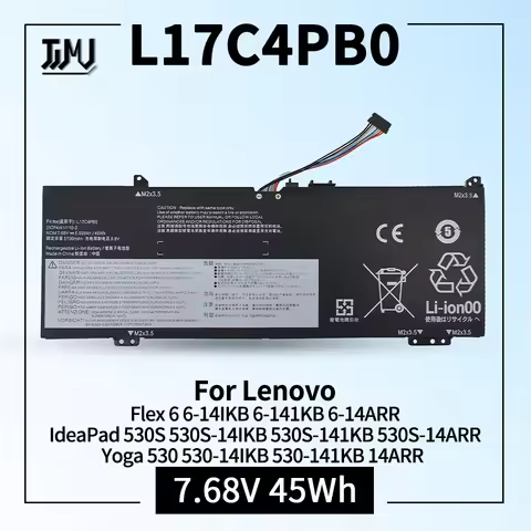 L17C4PB0 Battery for Lenovo Flex 6 6-14IKB 6-141KB,IdeaPad 530S 530S-14IKB 530S-141KB 15IKB,Yoga 530