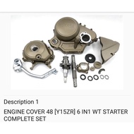 Y15ZR/FZ150 ENGINE COVER GOLD+(KICK STARTER) YAMAHA