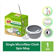 3M Scotch-Brite Single Microfiber Cloth Spin Mop (T6 Single Bucket Spin Mop) - XA006515267