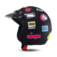 Rsix Helm Bogo Retro Oscar Speed Custom terbaru Premium SNI Pria Wanita Dewasa
