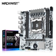 เมนบอร์ด MACHINIST X99 สีขาว PR9-H รองรับ LGA 2011-3 Intel Xeon E5 V3&V4 CPU DDR4 RAM SATA/NVME ช่อง