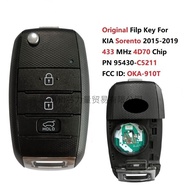 Sesuai untuk Kia 3-butang Smart Key 4D70cip 433 MHz 95430-C5211/C5210