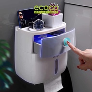 Ecoco Double tissue box - toilet tissue box paper box dispenser