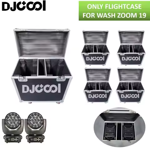 1-5PCS LED Beam+Wash 19x15W RGBW LED Zoom Wash Flight Case Only for 19*15w LED Wash Zoom Moving Head