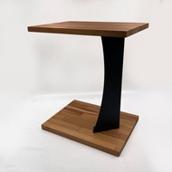 鐵木和　曲曲邊桌　桌板大小可討論　書房實木茶几　床頭沙發小桌