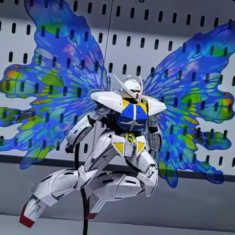JUJIANG Model 1/100 MG WD-M01 Turn A With wings Assembly Model Kits Plastic skeleton Anime Robot Pla