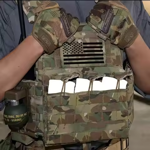 IDOGEAR Molle Cherry Plate Carrier Tactical CPC Vest Body Armor Combat Carrier Genuine 3313