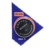 Sony CR2450 3V Lithium Battery For Car Key Remote Control Watch Calculator Button Coin Cell