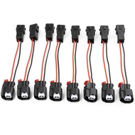 Set of 8PCS - EV1 to EV6 adapter LS1 LS6 LT1 EV1 Engine Wire Harness Cable to LS2 LS3 LS7 EV6 Fuel I