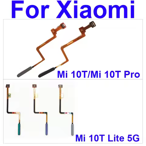 FingerPrint Sensor Touch ID Scanner Key Flex Cable For Xiaomi Mi 10T 10T Pro Mi 10T Lite 5G Home Ret