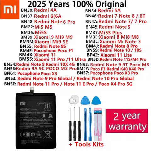 For Xiaomi Redmi Note Mi 4A K40 5 5A 5S 6 6A 7 8 8T 9 9A 9C 9S 9T 10 10S 10X 11 11S SE Poco F1 M2 M3