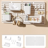 FDK Pegboard Display, Desk Wall Organizer, Kitchen Pegboard, Wall Storage Set, Pegboard Kits for Bed