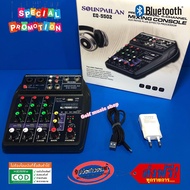 SML มิกเซอร์ MIXER 4ช่อง ผสมสัญญาณเสียง รุ่น EQ-5502 MP3 USB BLUETOOTH ECHO ระบบไฟเลียง Ac/Dc ส่งฟรี