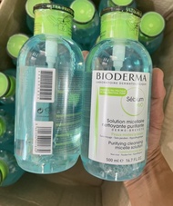 Bioderma Sébium H2O Cleansing Micellar Water – สูตรสีเขียว สำหรับผิวมัน–ผิวผสม 500ml