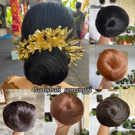Round bun, Balinese bun, hair/, bun, modern bun, threaded hair/