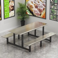People Fast Food Factory Dining Table Chair 4 Dining Table Chair Canteen 8 People 6 Combination Conj
