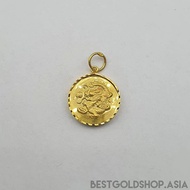 22k / 916 Gold Dragon Pendant