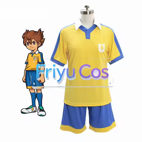 Inazuma Eleven GO Tenma Matsukaze Raimon Middle School Soccer Uniform Anime Cosplay Customized Hallo