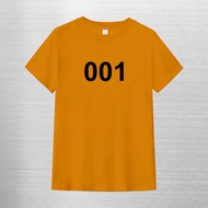 Squid Game 001 Wu Yinan Yongshou 오 어🏻🏻 T-shirt T shirt Men's Women's Parent-Child Couple Gift