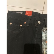 HITAM Levis 501 jeans size 31 Black