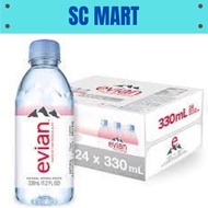 [SC] Evian Mineral Water 330ml x 24botol (Prestige)