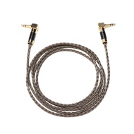 16 Core 7N OCC 3.5mm right Angled male to 3.5 mm angled aux male audio input cable speaker wire for 