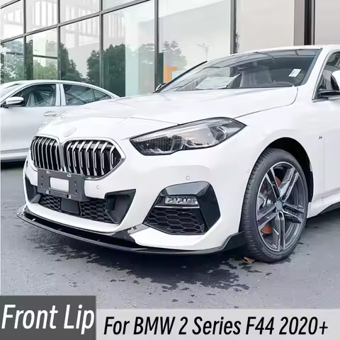 For BMW 2 Series F44 218i 220i 2020+ 3pcs/Set Car Front Bumper Lip Chin Spoiler Splitter Diffuser Bo