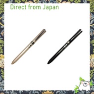 【Direct from Japan】Mitsubishi Pencil Jetstream F Series 3-Color Ballpoint Pen, 0.5mm, Silky Gold, Ea