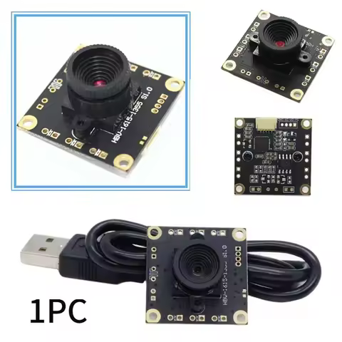 OV9726 USB Camera Module 70° 2.8mm, Fixed Focus Webcam Board, Plug and Play Free Driver for PC DIY