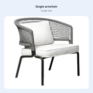 Garden Villa Balcony Terrace Outdoor Rattan Sofa Set Patio Furniture Lazy Combination Lounge Table a