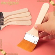 MEIGUII Oil Paint Brush, Wood Handles Practical Hair Painting Brush,  Multifunctional Watercolor Pai