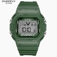 HIJAU Eyki Casual Digital Watch E3201L-ZZ5QQQ Army Green PVC Strap