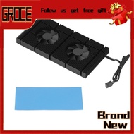 Grocerybazaar Backplane Memory Cooling Cooler GPU Backplate Radiator Adjustable Speed for 3080 3070