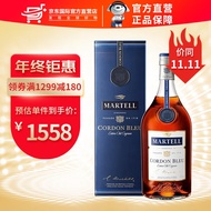 马爹利（Martell） 法国 干邑白兰地 洋酒 马爹利蓝带1000ml