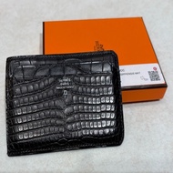 愛馬仕Hermes 鱷魚卡夾 City 4cc