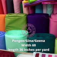 ✙Gina Geena Pongee Fabric Tela Cloth Japan Quality Textiles