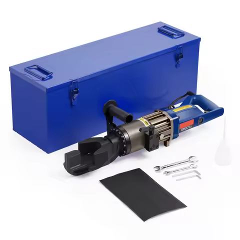 SucceBuy 1500W Portable Electric Hydraulic Rebar Bender Bending up to 3/4 Inch #6 (6-20mm) within 4 
