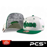 ‼️𝑳𝑰𝑴𝑰𝑻𝑬𝑫 𝑬𝑫𝑰𝑻𝑰𝑶𝑵‼️ Premium Men Snapback Cap Hat Topi Lelaki Dewasa UJANG NEW ERA GREEN BRIM Ready S