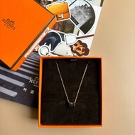 ::HERMES:: MINI POP H 黑金項鍊