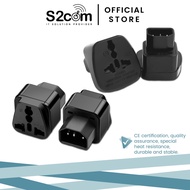 C14 To Universal Socket  PDU Power Conversion Plug