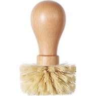 Espresso Machine Portafilter Brush Sisal Bristles Washable Barista Tool